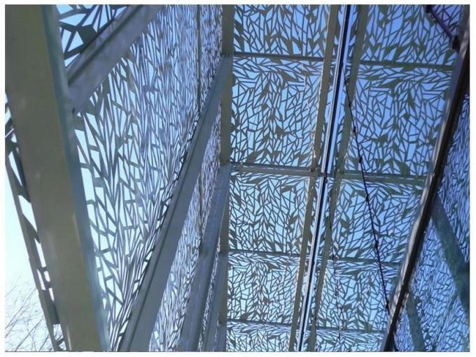 관통되는 PVDF 알루미늄 베니어 패널, 건축 정면 디자인 알루미늄 합성 패널